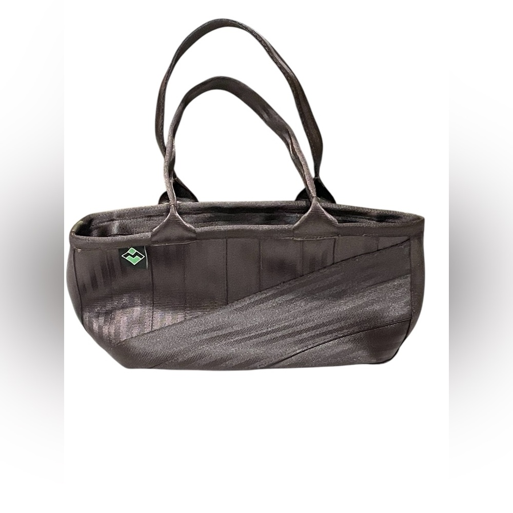 Maggie Bags Brown Genuine Seat Belt Webbing Medium Handbag/Shoulder‎ Bag